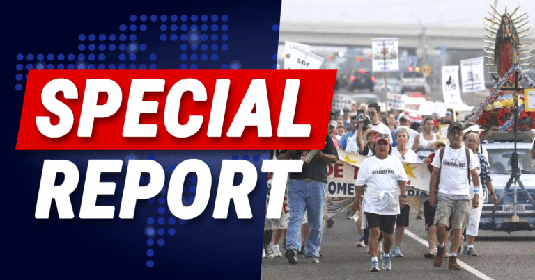 California Illegals Rally Against Trump, Then Border Wall Supporters Deliver Justice