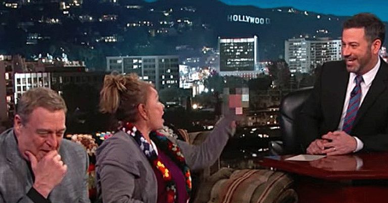 Roseanne Stands Up To Jimmy Kimmel On Trump In Fiery Interview: “Zip That F-ing Lip”