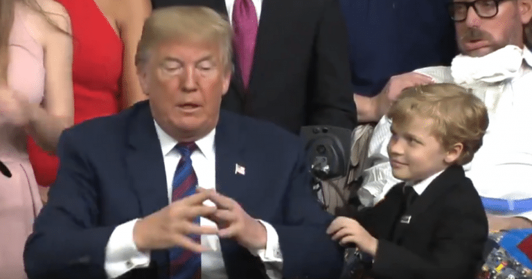 After Sick Little Boy Tries To Hug Trump, Donald Shows His True Colors