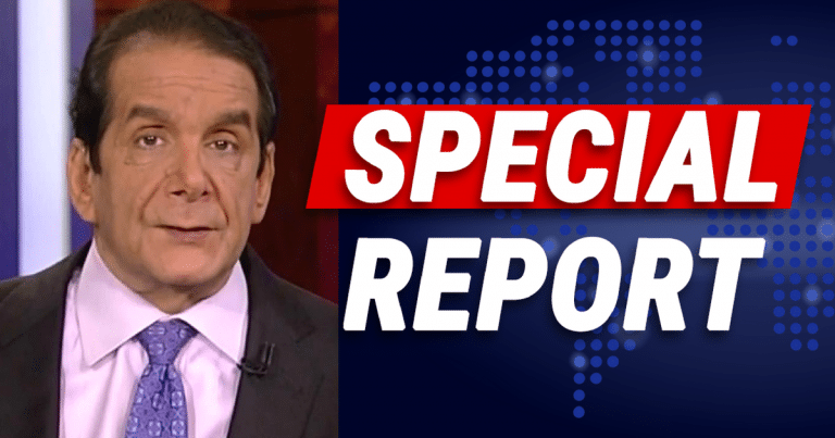 Charles Krauthammer Makes A Sudden Announcement—He Needs Your Prayers