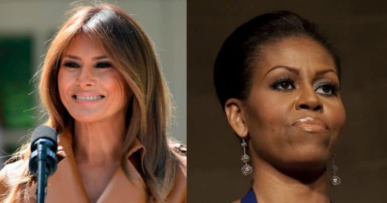CNN Trashes Melania Trump For One Action, But Michelle Obama Did It All The Time