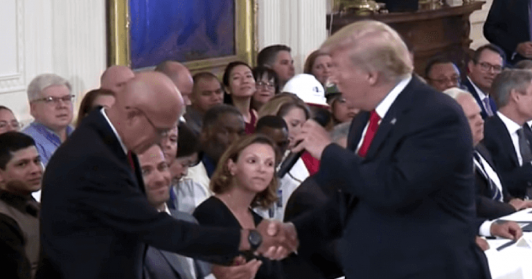 American Worker Whispers Quietly To Trump—Donald’s Response Shows The Kind Of Man He Is