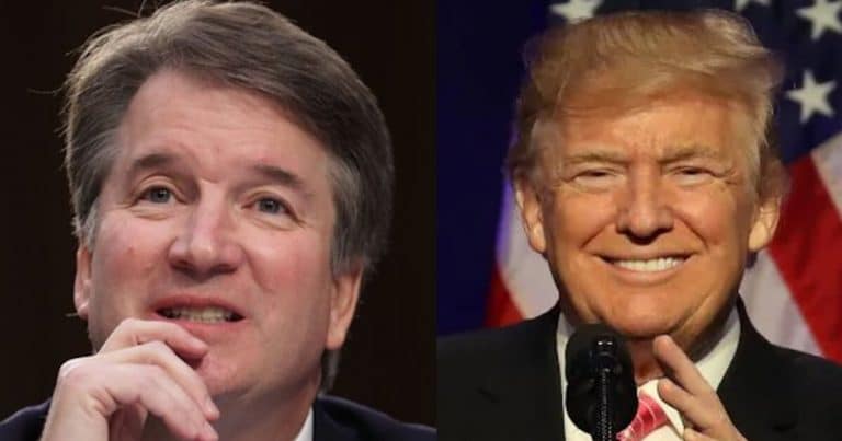 Kavanaugh Wakes Up To Find A Very Personal Note From Trump – His Statement Says It All