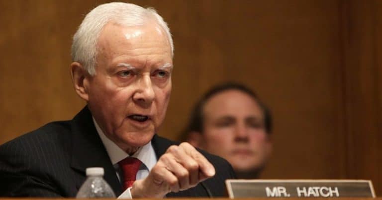 Liberals Corner Senator Hatch In Elevator – He Destroys Them With 7 Ruthless Words