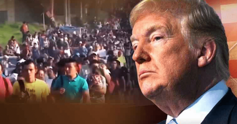 President Trump Sends Simple Message To Migrant Caravan – It’s PERFECT