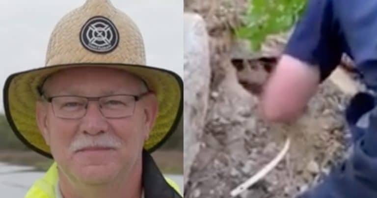Firefighter Races To Save Buried Puppy – Suddenly, He Hears The ‘Good Lord’ Speak