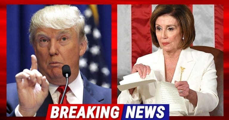 After Nancy Rips Up Trump’s Speech On Live TV – Donald Turns The Tables On Her: “That’s Her Legacy”