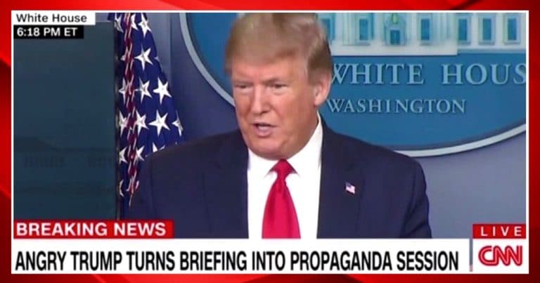 CNN Captions Writer Loses It On Live TV – During Trump Briefing, 3 Captions Accuse Donald Of Revisionist Propaganda