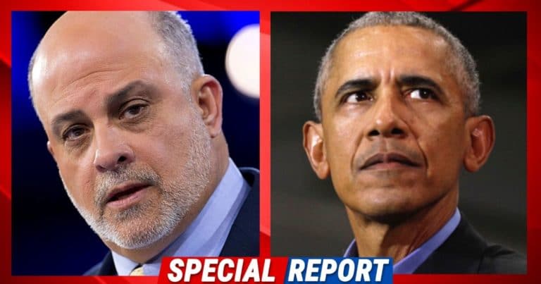 Mark Levin Holds Up “Barack Obama’s Blue Dress” – He Claims That Barry Has Known About Flynn All Along