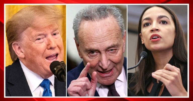After Schumer Tries To Blame Trump – Donald Tells AOC She Should Challenge Chuck In The Senate
