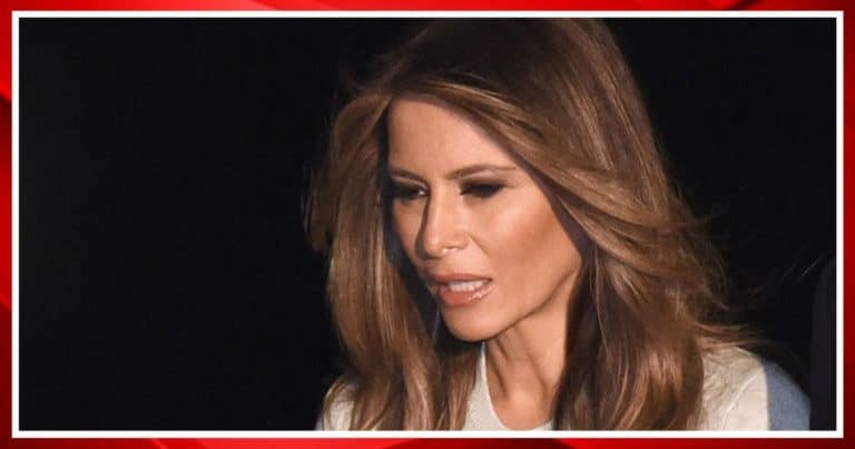 Days After Monuments Around Nation Torn Down – A Wooden Statue Of Melania Trump Is Set Ablaze
