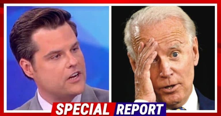 Matt Gaetz Pulls Back Curtain On ‘Nap Time Biden’ – Demand Joe To Tell America If Harris Transition Has Started