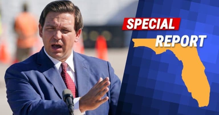 Governor DeSantis Triggers Liberal Floridians – He Just Showed Off the State’s New Freedom License Plate