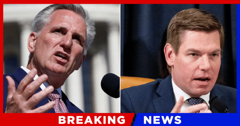 After Kevin McCarthy Kicks Out Eric Swalwell – The Democrat Proves He Should Be Gone, Fires Threat at Speaker