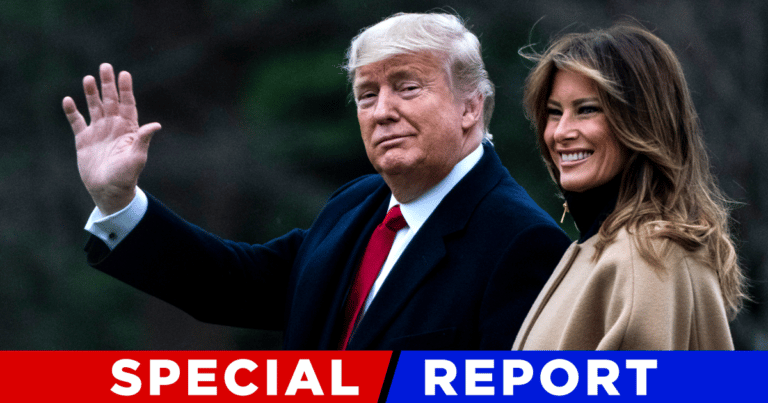 Trump Just Shared His New Year’s Resolution – And on Live TV, Melania Can’t Stop Laughing