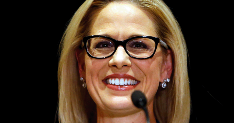 Ex-Democrat Sinema Mocks Liberals – She Claims Their Events Were “Old Dudes Eating Jell-O”