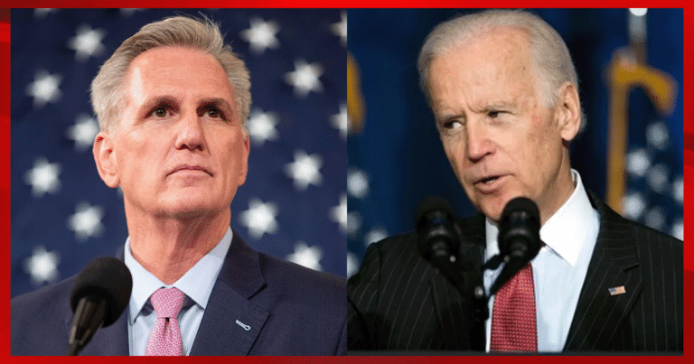 Hours After Biden Hangs Pride Flag on WH – Speaker McCarthy Fires Back with Epic Counter-Flag