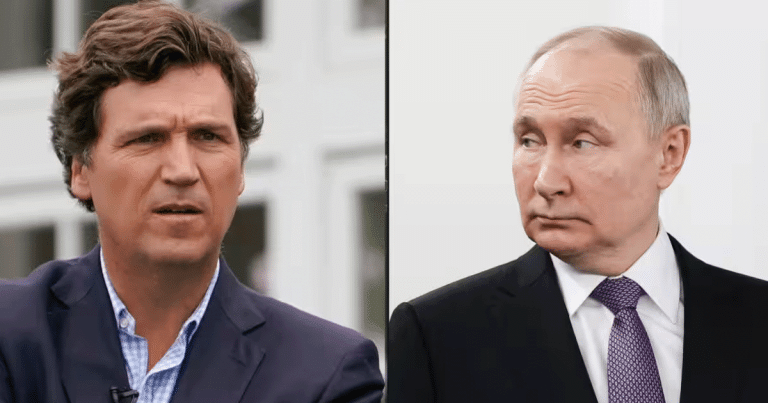 Hours After Tucker Carlson Interviews Putin – He’s Threatened with 1 Surprise ‘Punishment’