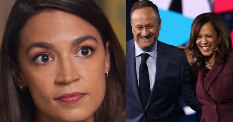 AOC Praises Kamala’s Husband After He’s Accused of Slapping His Ex-Girlfriend